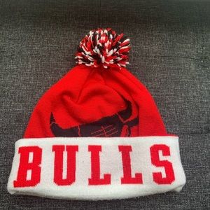 Vintage Chicago bulls Pom knit beanie